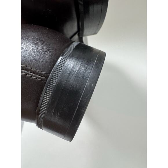 SALVATORE FERRAGAMO Leather Oxford Dress Shoes Size US 8.5 D Dark Brown main image 12
